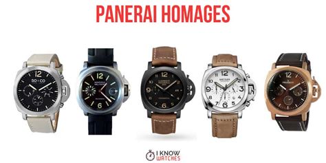 panerai homage alternative|iconic panerai homages.